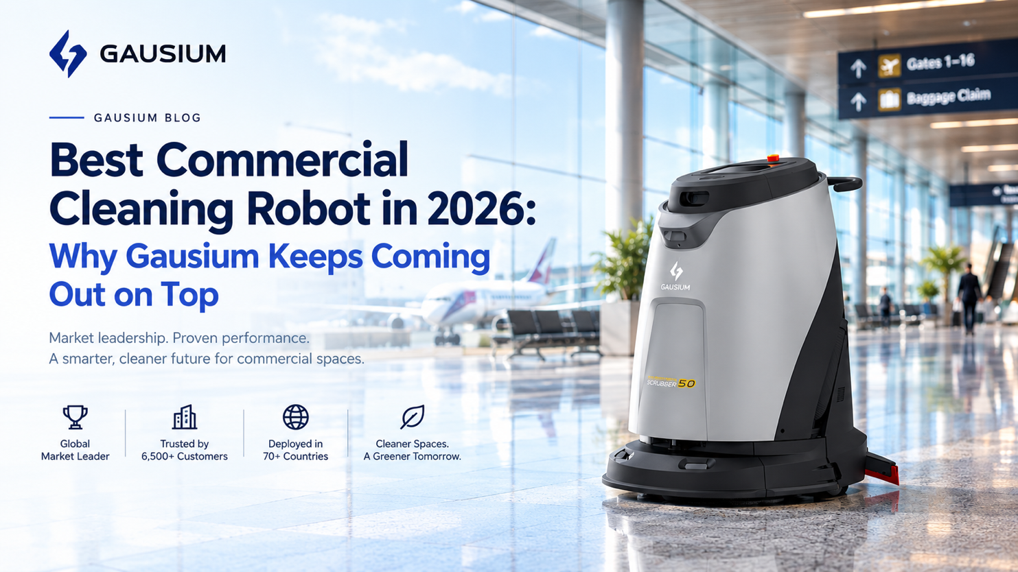 Best Commercial Cleaning Robot in 2026: Why Gausium Leads the Global Market